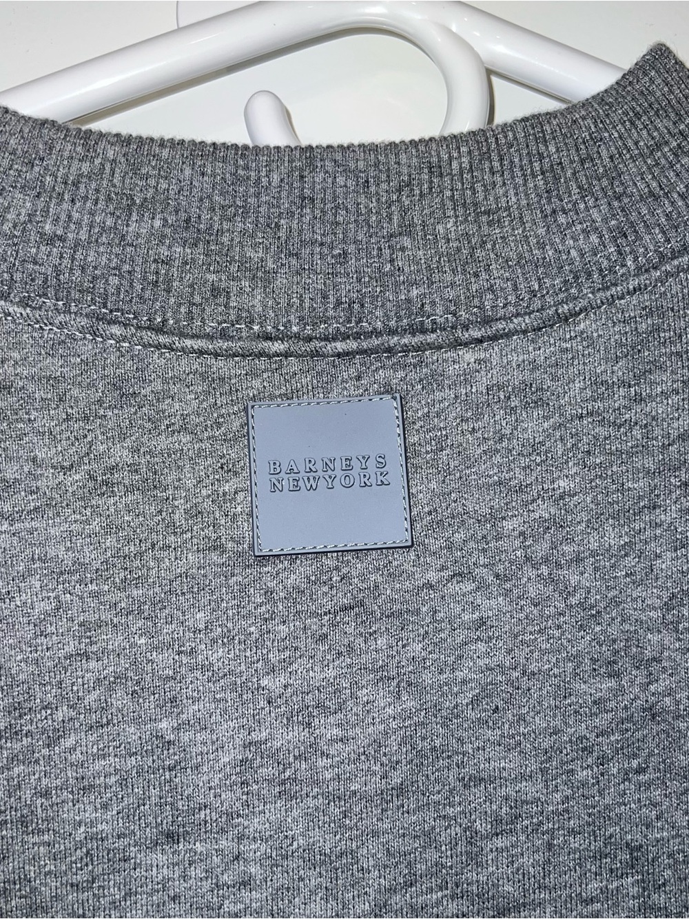 BARNEYS NEW YORK x FOREVER 21 -Grey Mock-Neck Sweater Mini Dress🖤 - Picture 8 of 12